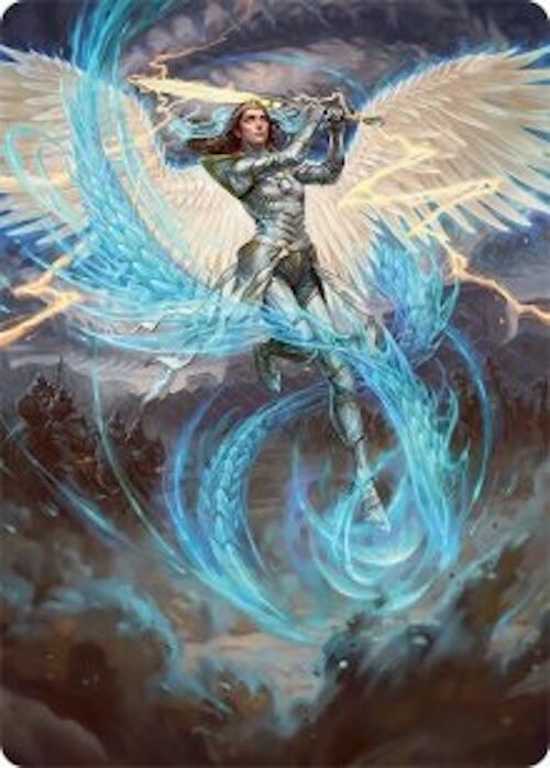Elspeth, Storm Slayer Art Card (49/54) [Tarkir: Dragonstorm Art Series] | Good Games North