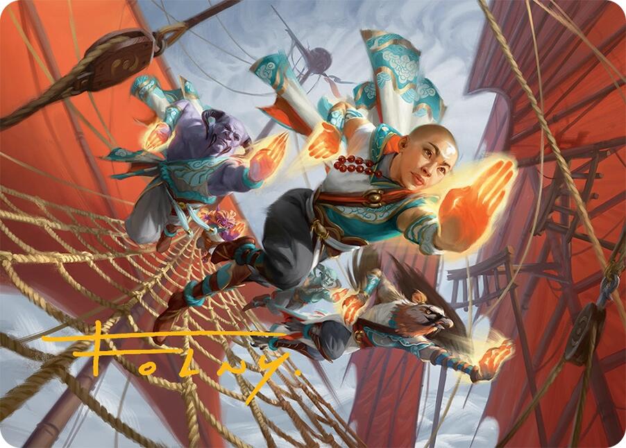 Aligned Heart Art Card (52/54) (Gold-Stamped Signature) [Tarkir: Dragonstorm Art Series] | Good Games North