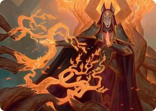 Abzan Devotee Art Card (10/54) [Tarkir: Dragonstorm Art Series] | Good Games North