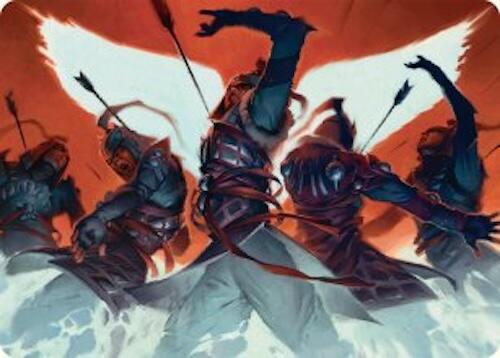 Desperate Measures Art Card (11/54) [Tarkir: Dragonstorm Art Series] | Good Games North