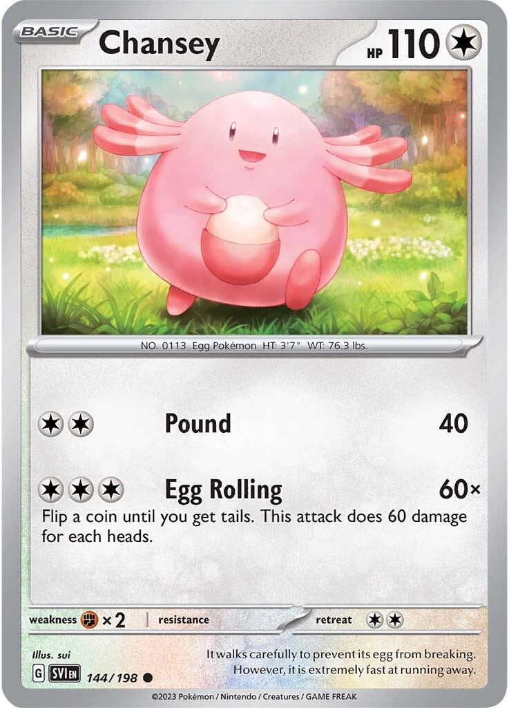 Chansey (144/198) [Scarlet & Violet: Base Set] | Good Games North