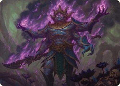 Rot-Curse Rakshasa Art Card (13/54) [Tarkir: Dragonstorm Art Series] | Good Games North