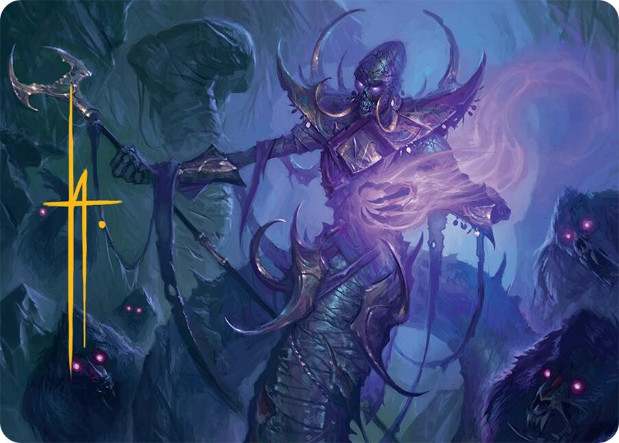 Sidisi, Regent of the Mire Art Card (14/54) (Gold-Stamped Signature) [Tarkir: Dragonstorm Art Series] | Good Games North