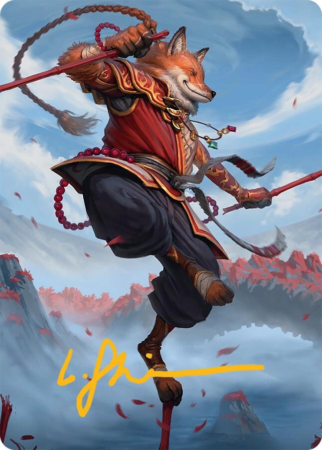 Equilibrium Adept Art Card (16/54) (Gold-Stamped Signature) [Tarkir: Dragonstorm Art Series] | Good Games North