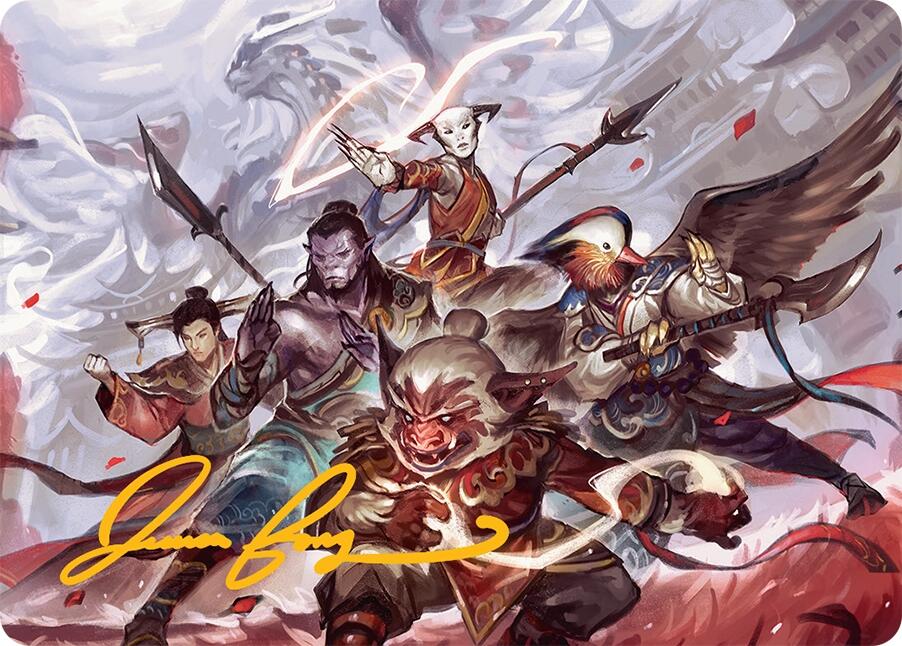 Will of the Jeskai Art Card (54/54) (Gold-Stamped Signature) [Tarkir: Dragonstorm Art Series] | Good Games North