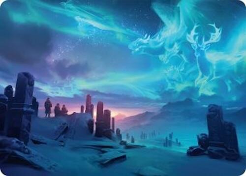 Auroral Procession Art Card (20/54) [Tarkir: Dragonstorm Art Series] | Good Games North