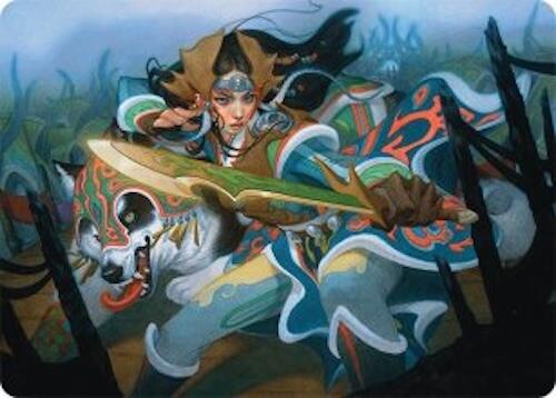 Eshki Dragonclaw Art Card (23/54) [Tarkir: Dragonstorm Art Series] | Good Games North