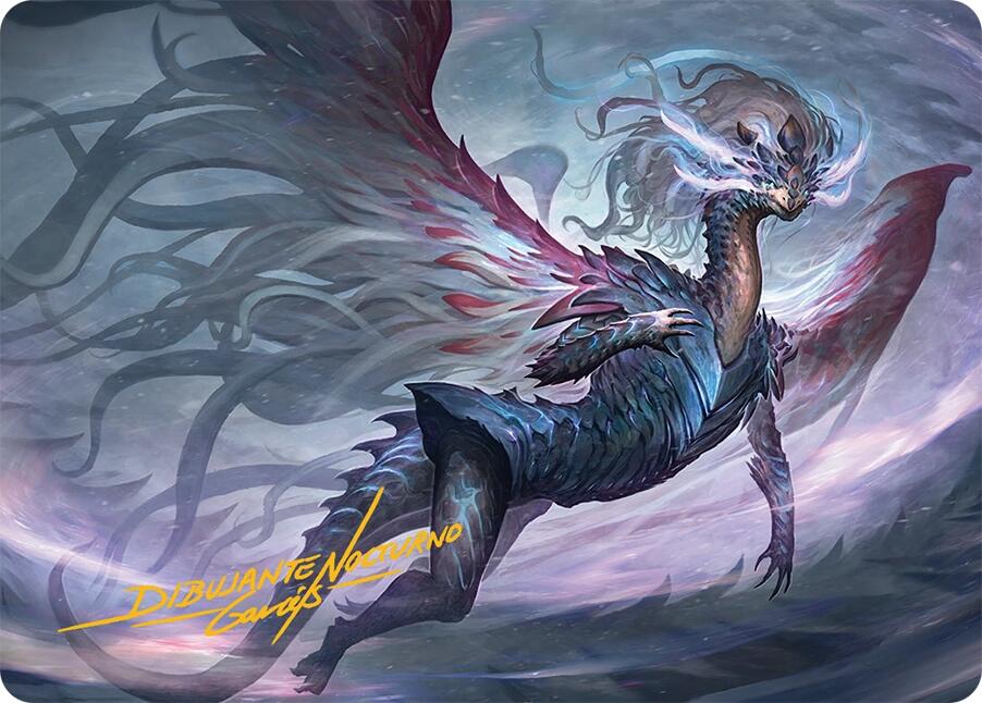 Shiko, Paragon of the Way Art Card (37/54) (Gold-Stamped Signature) [Tarkir: Dragonstorm Art Series] | Good Games North