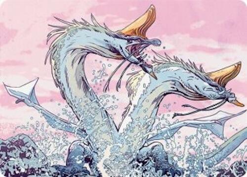 Twinmaw Stormbrood Art Card (39/54) [Tarkir: Dragonstorm Art Series] | Good Games North
