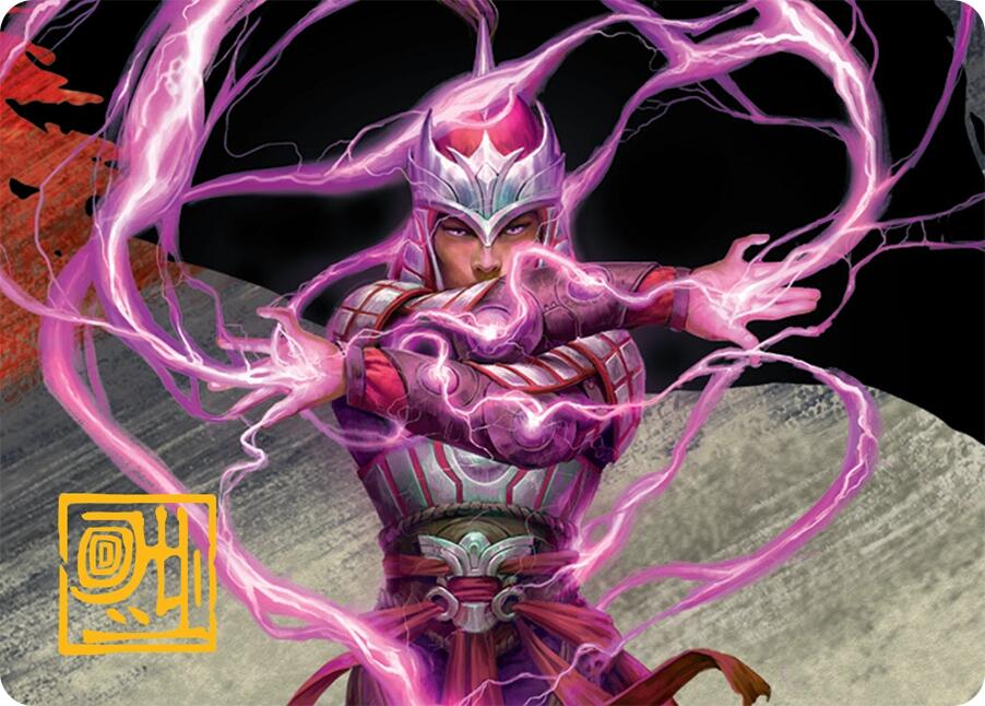 All-Out Assault Art Card (43/54) (Gold-Stamped Signature) [Tarkir: Dragonstorm Art Series] | Good Games North