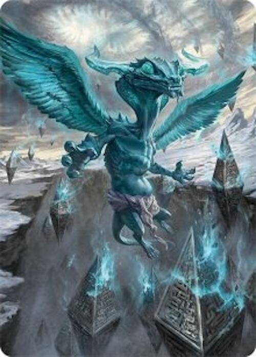 Ugin, Eye of the Storms Art Card (47/54) [Tarkir: Dragonstorm Art Series] | Good Games North