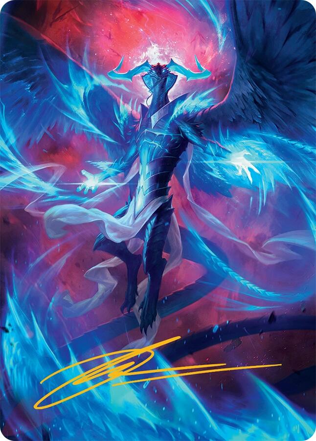 Ugin, Eye of the Storms Art Card (48/54) (Gold-Stamped Signature) [Tarkir: Dragonstorm Art Series] | Good Games North