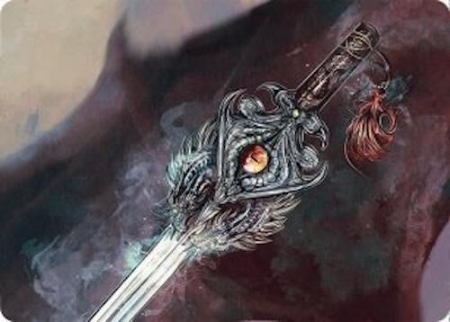 Dragonfire Blade Art Card (40/54) [Tarkir: Dragonstorm Art Series] | Good Games North
