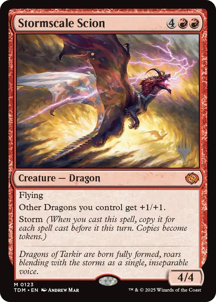Stormscale Scion [Tarkir: Dragonstorm Promos] | Good Games North