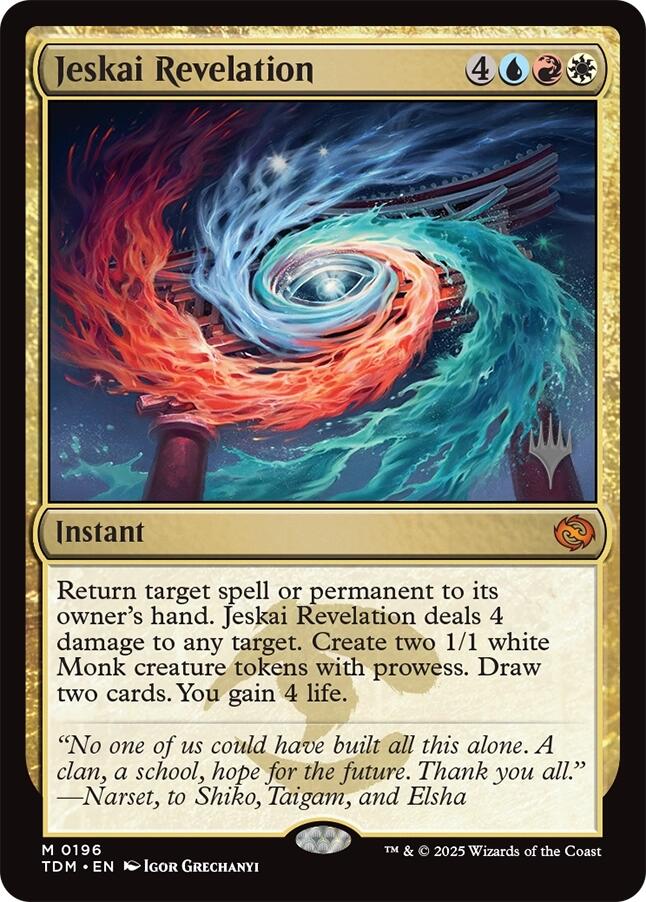 Jeskai Revelation [Tarkir: Dragonstorm Promos] | Good Games North