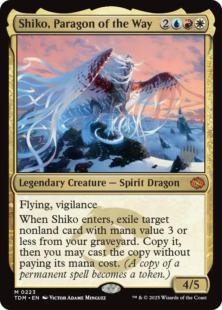 Shiko, Paragon of the Way [Tarkir: Dragonstorm Promos] | Good Games North