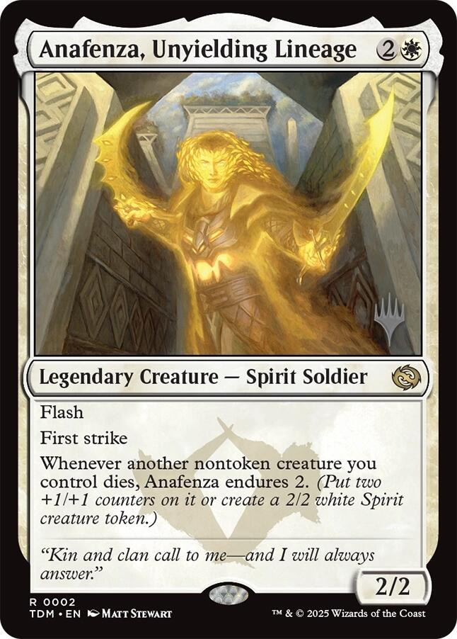 Anafenza, Unyielding Lineage [Tarkir: Dragonstorm Promos] | Good Games North