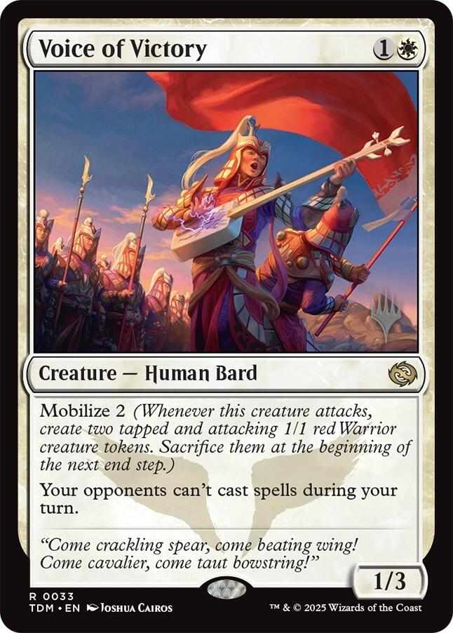 Voice of Victory [Tarkir: Dragonstorm Promos] | Good Games North