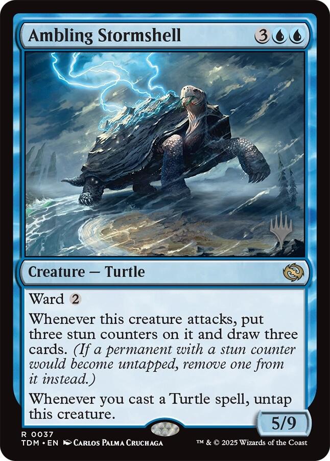 Ambling Stormshell [Tarkir: Dragonstorm Promos] | Good Games North