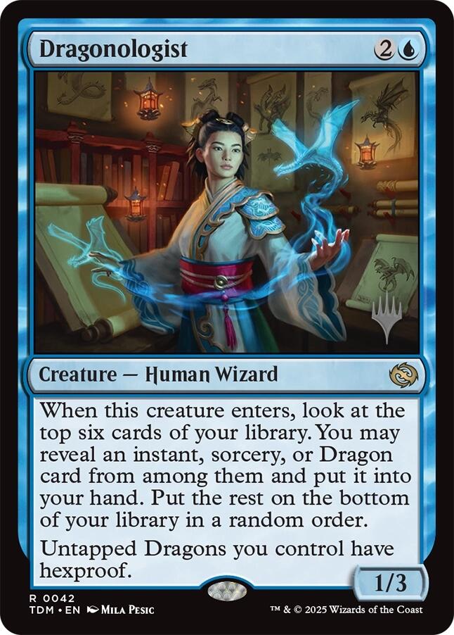 Dragonologist [Tarkir: Dragonstorm Promos] | Good Games North
