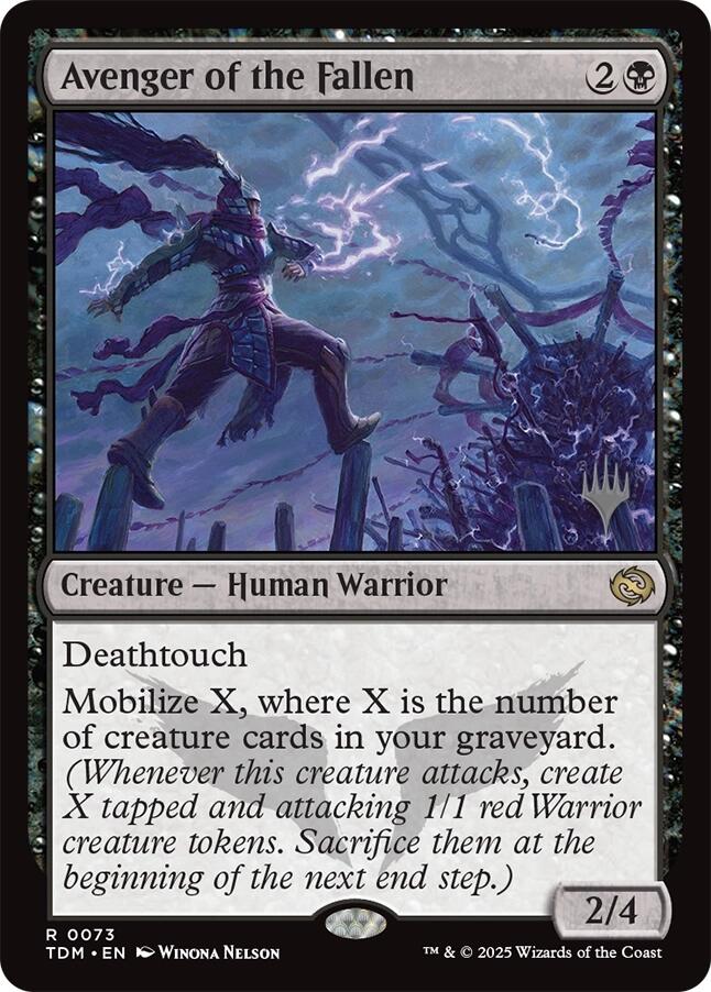 Avenger of the Fallen [Tarkir: Dragonstorm Promos] | Good Games North