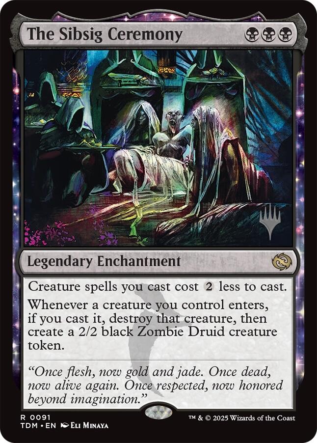 The Sibsig Ceremony [Tarkir: Dragonstorm Promos] | Good Games North