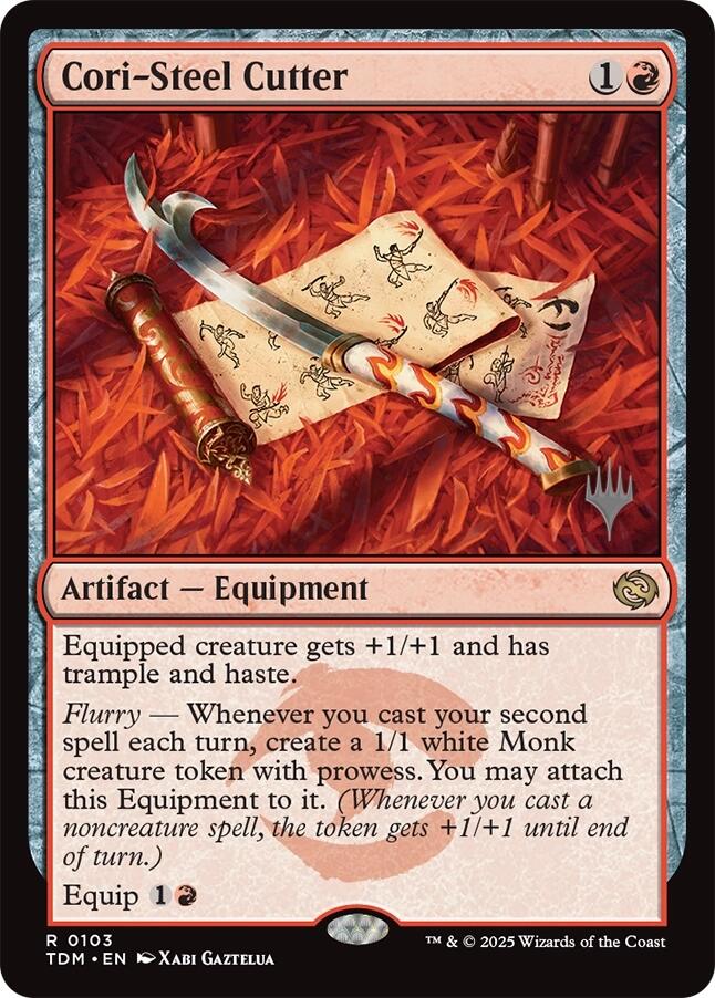Cori-Steel Cutter [Tarkir: Dragonstorm Promos] | Good Games North