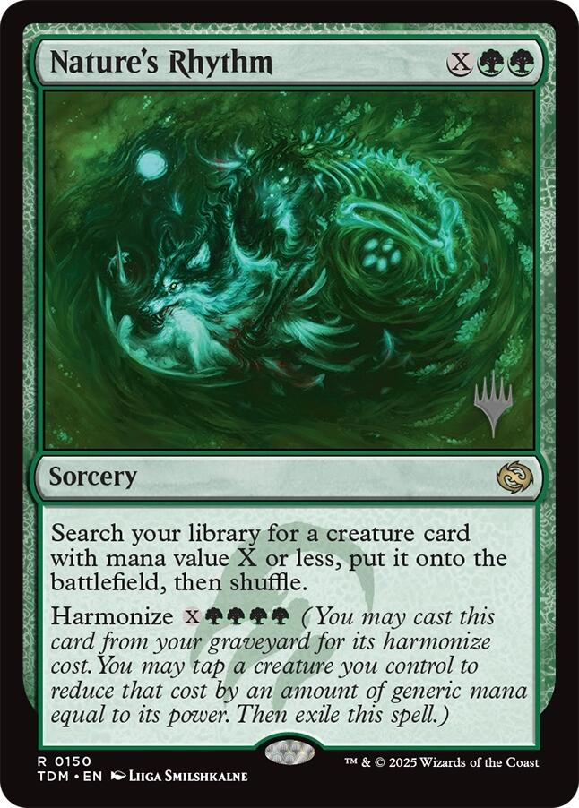Nature's Rhythm [Tarkir: Dragonstorm Promos] | Good Games North