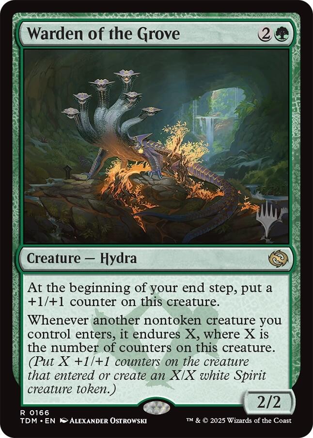 Warden of the Grove [Tarkir: Dragonstorm Promos] | Good Games North