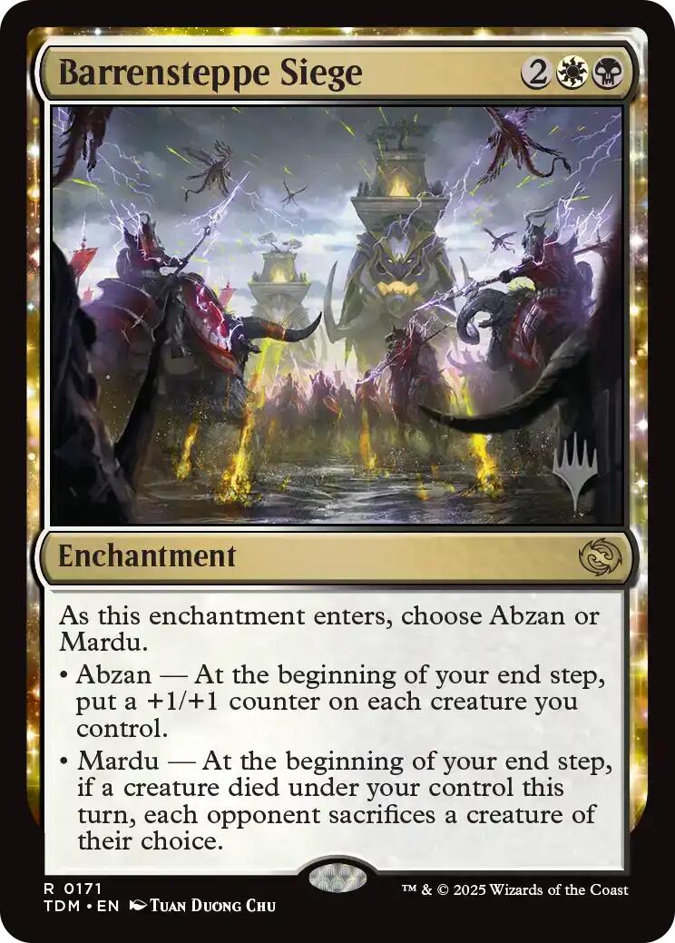 Barrensteppe Siege [Tarkir: Dragonstorm Promos] | Good Games North