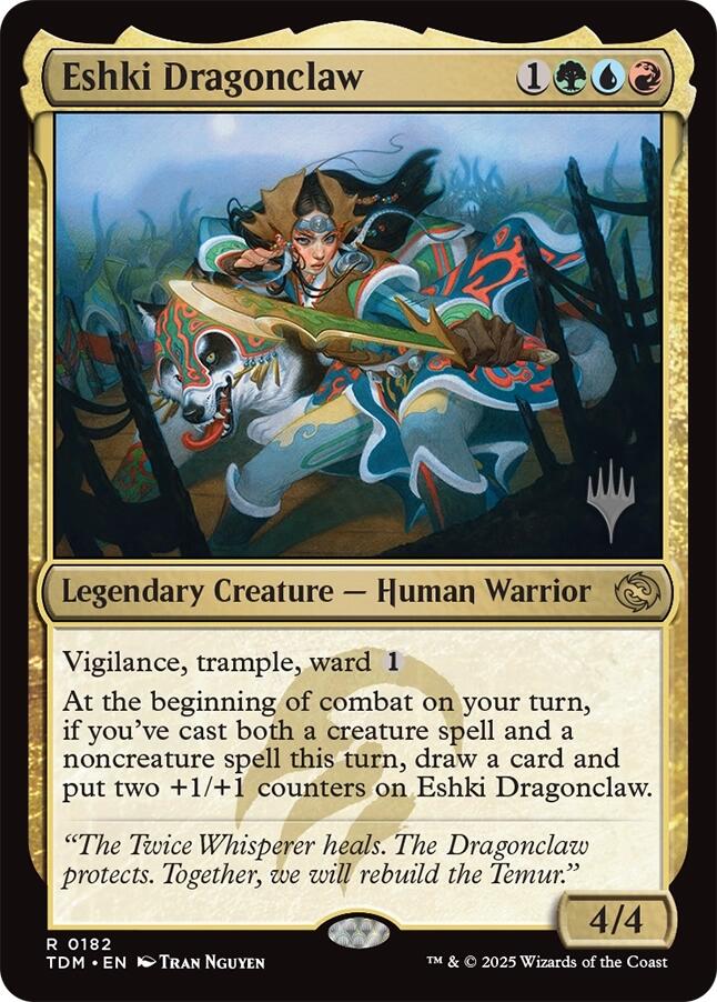 Eshki Dragonclaw [Tarkir: Dragonstorm Promos] | Good Games North