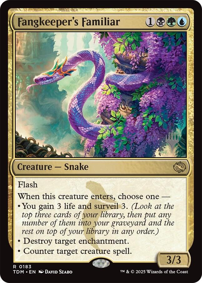Fangkeeper's Familiar [Tarkir: Dragonstorm Promos] | Good Games North