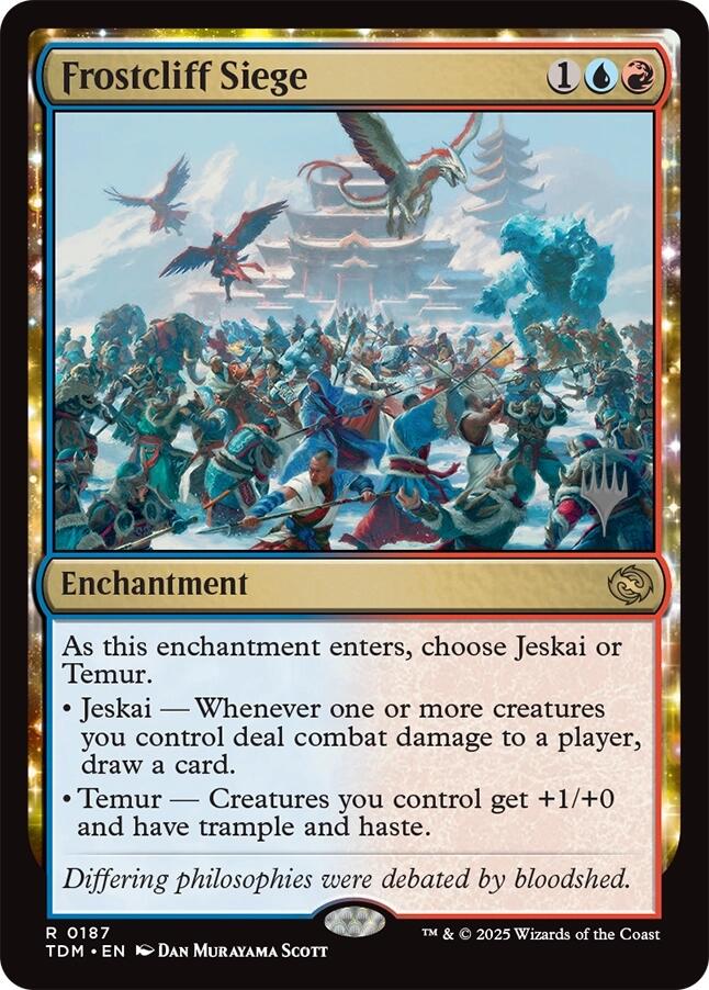 Frostcliff Siege [Tarkir: Dragonstorm Promos] | Good Games North