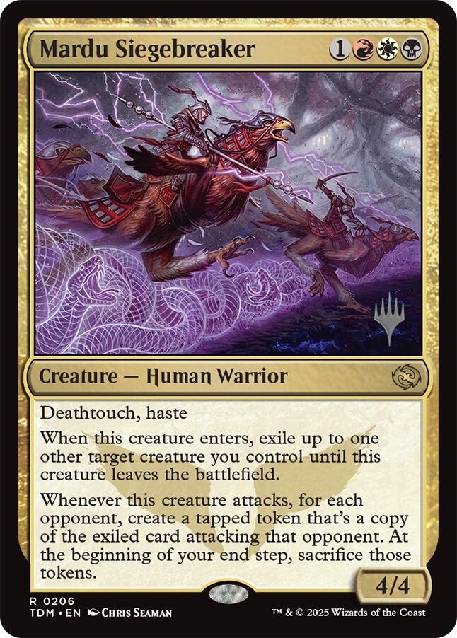 Mardu Siegebreaker [Tarkir: Dragonstorm Promos] | Good Games North