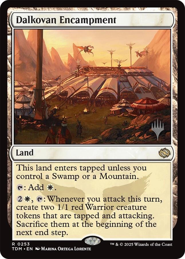 Dalkovan Encampment [Tarkir: Dragonstorm Promos] | Good Games North
