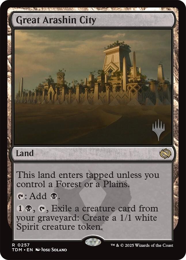 Great Arashin City [Tarkir: Dragonstorm Promos] | Good Games North