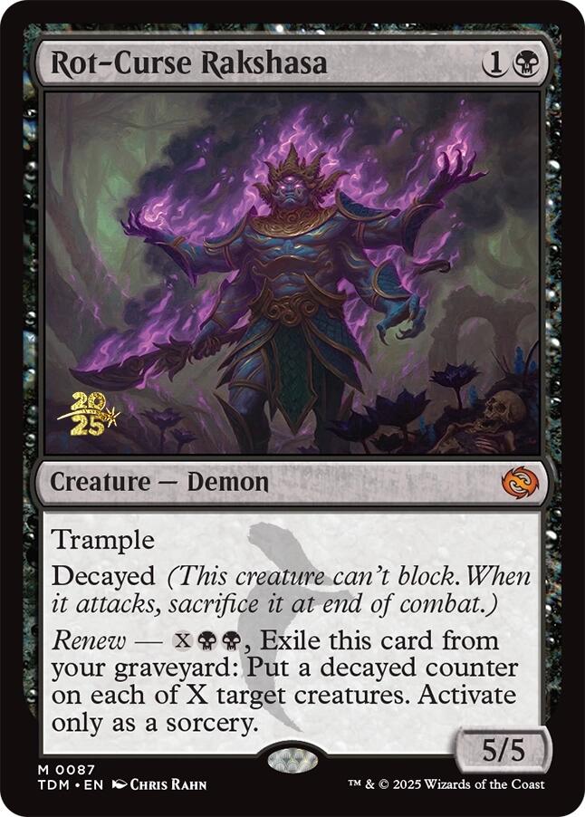 Rot-Curse Rakshasa [Tarkir: Dragonstorm Prerelease Promos] | Good Games North