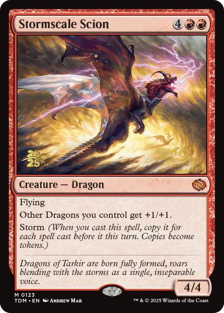 Stormscale Scion [Tarkir: Dragonstorm Prerelease Promos] | Good Games North