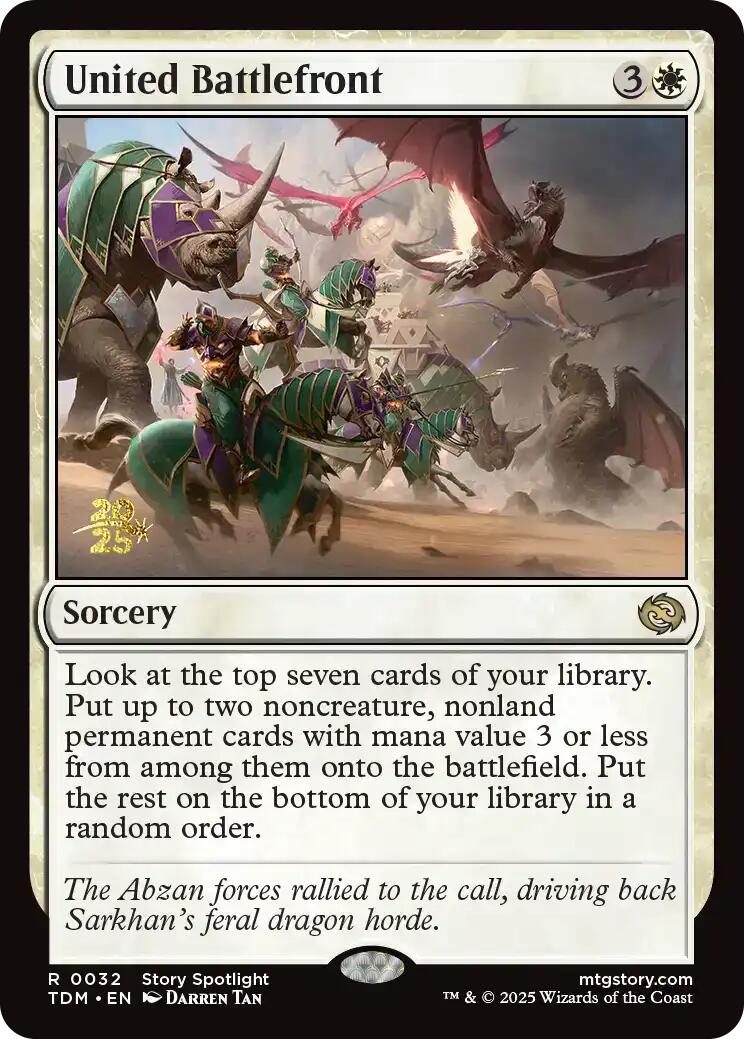 United Battlefront [Tarkir: Dragonstorm Prerelease Promos] | Good Games North