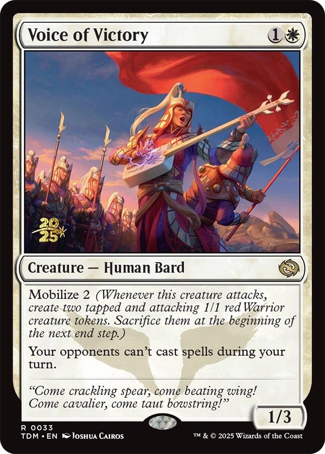 Voice of Victory [Tarkir: Dragonstorm Prerelease Promos] | Good Games North