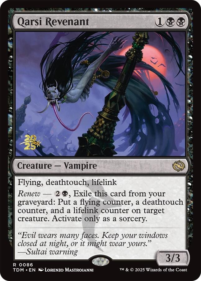 Qarsi Revenant [Tarkir: Dragonstorm Prerelease Promos] | Good Games North
