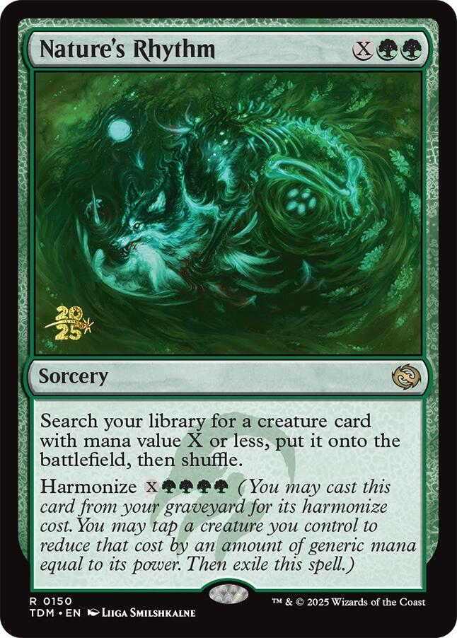 Nature's Rhythm [Tarkir: Dragonstorm Prerelease Promos] | Good Games North