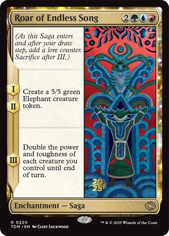 Roar of Endless Song [Tarkir: Dragonstorm Prerelease Promos] | Good Games North