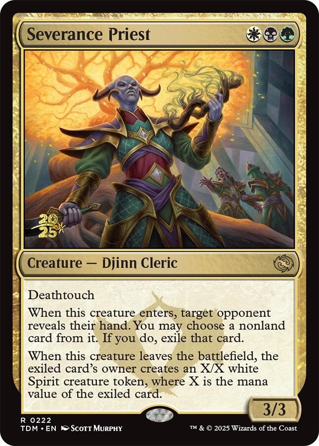 Severance Priest [Tarkir: Dragonstorm Prerelease Promos] | Good Games North
