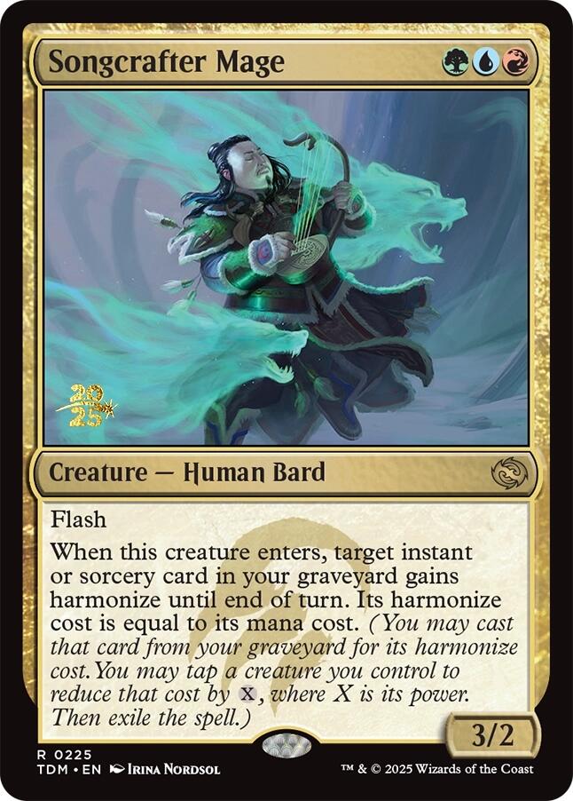 Songcrafter Mage [Tarkir: Dragonstorm Prerelease Promos] | Good Games North