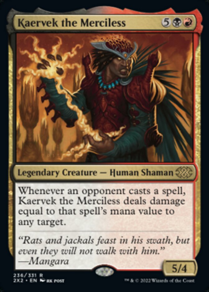 Kaervek the Merciless [Double Masters 2022] | Good Games North