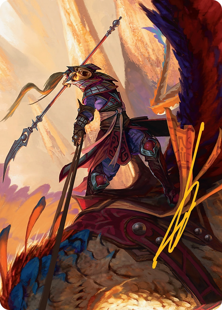 Dragonback Lancer Art Card (3/54) [Tarkir: Dragonstorm Art Series] | Good Games North