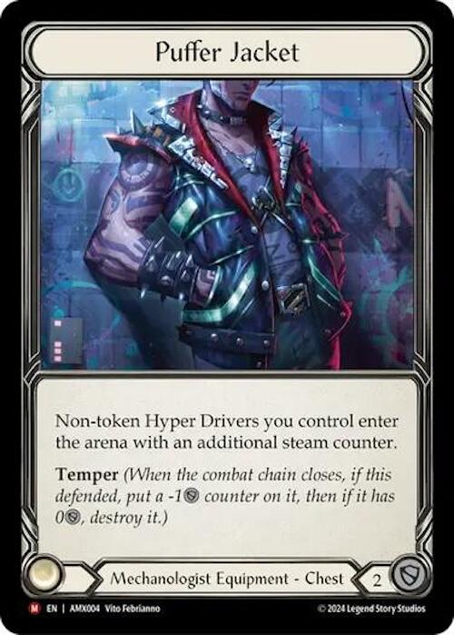 Puffer Jacket [AMX004] (Armory Deck: Maxx Nitro)  Rainbow Foil | Good Games North