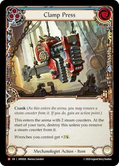 Clamp Press [AMX026] (Armory Deck: Maxx Nitro) | Good Games North