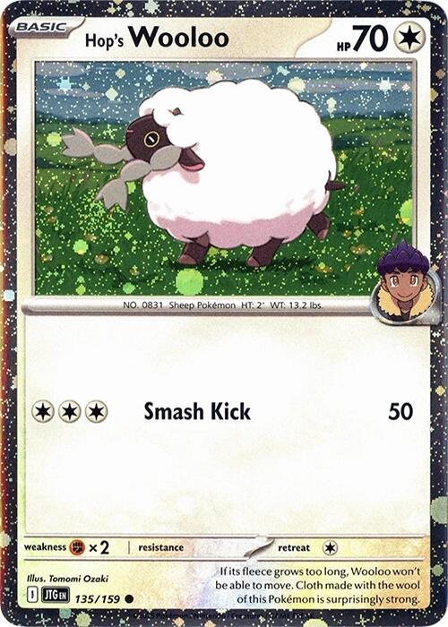 Hop's Wooloo (135/159) (Cosmos Holo) [Scarlet & Violet: Journey Together] | Good Games North